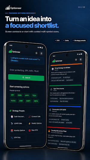 Optioneer: Options Tracker Screenshot 2