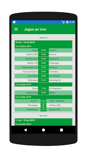 Brazilian Soccer Live Screenshot 2