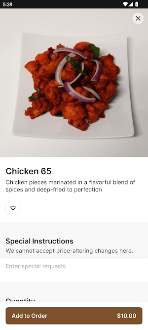 Curry On Indian Cuisine Screenshot 3