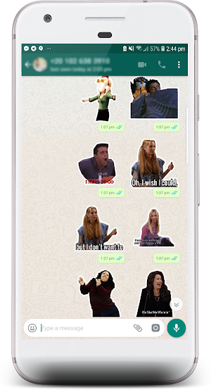 Friends TV Show Stickers for WhatsApp Screenshot 1