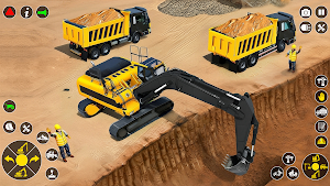 Excavator Road Construction 3D Screenshot 0