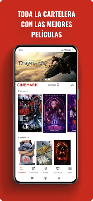 Cinemark Chile Screenshot 0