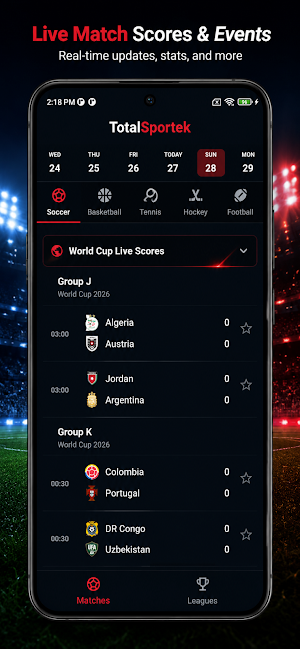 TotalSportek – Live Scores Screenshot 0