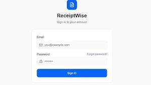 ReceiptWise Screenshot 0