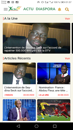 Actu Diaspora Screenshot 1