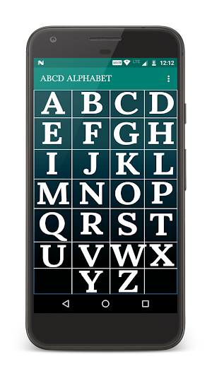 ABCD Alphabet Screenshot 0