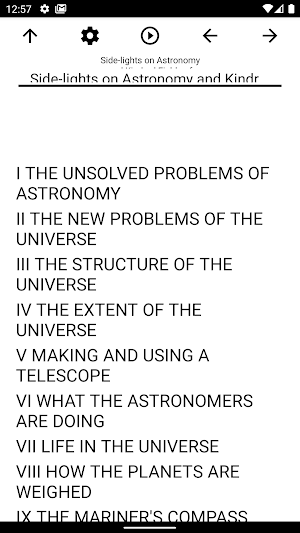 Book, Side-lights on Astronomy Screenshot 0