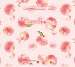 Juicy Peaches Theme +HOME Screenshot 0