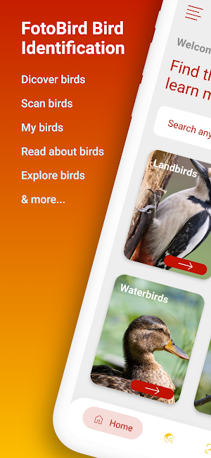 FotoBird Bird Identification Screenshot 0