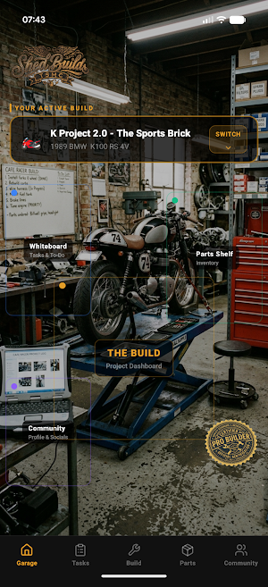 Shed Builds - Project Tracker Screenshot 0