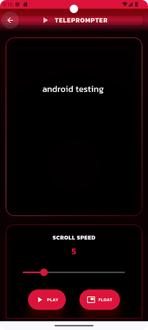 Telecue-teleprompter for video Screenshot 3