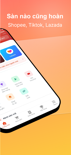 Longhousee: Mua sắm hoàn tiền Screenshot 1