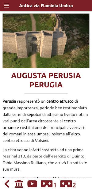 Antica Via Flaminia Umbra Screenshot 2