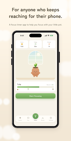 Focus Pot: Study & Work Timer Screenshot 1