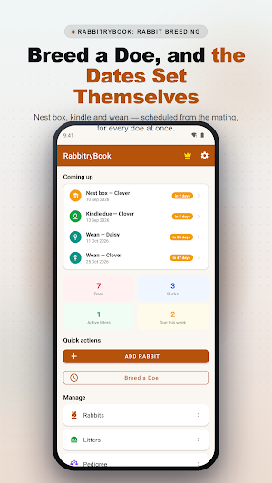 RabbitryBook: Rabbit Breeding Screenshot 0