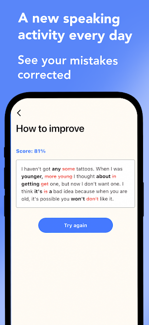 Spoken: Language Practice Screenshot 3
