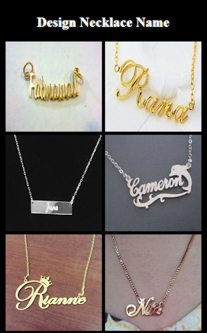 Design Necklace Name Screenshot 2