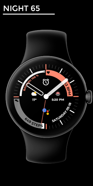 Night 65 - watch face Screenshot 0