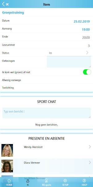 RG sports Screenshot 3