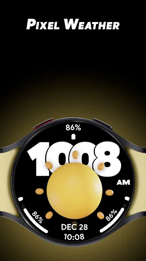 Pixel Weather - Watch face Screenshot 0