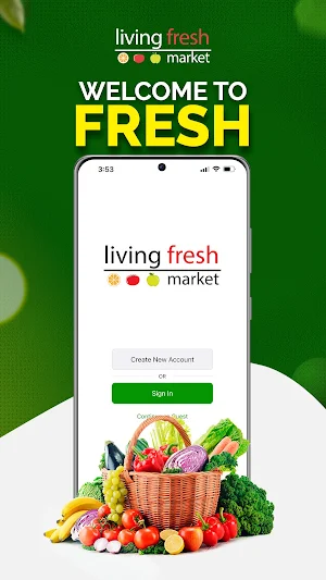 Living Fresh Market Screenshot 0