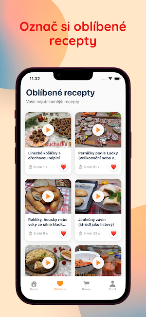Videokuchařka: Recepty, Vaření Screenshot 2