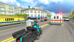 City Traffic Moto Rider Screenshot 0