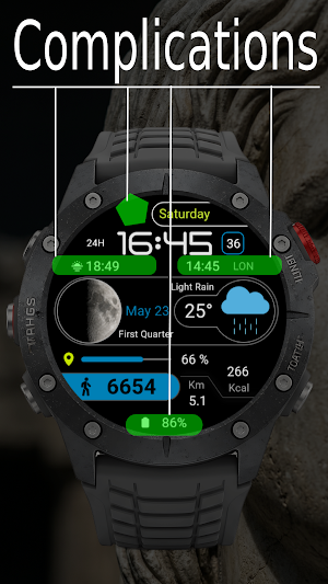 Amoled Watch Face Screenshot 2