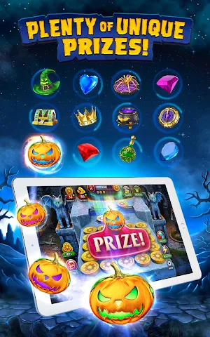 Coin Pusher Halloween Night - Haunted House Casino Screenshot 1