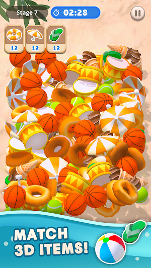 Beach Match 3D Screenshot 1