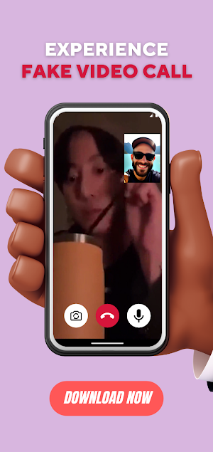 Jungkook BTS Fake Video Call Screenshot 2