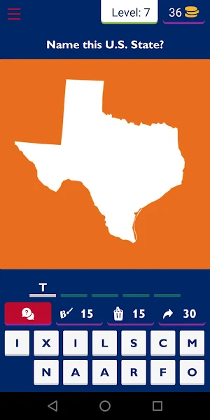 Guess The USA States Quiz Screenshot 3