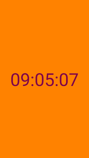 Simple Digital Clock Screenshot 1
