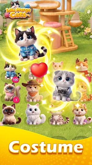 Idle Merge Cats Screenshot 2