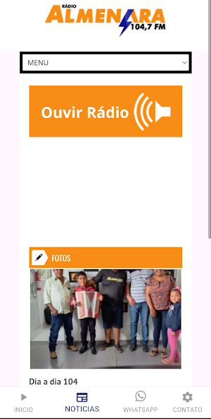 Rádio Almenara 104 Screenshot 2