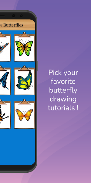 Learn How to Draw Butterfly Screenshot 1