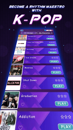 Magic Beats : K-Pop Screenshot 1
