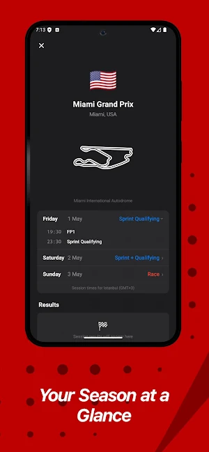 Formula GP Calendar 2026 Screenshot 2