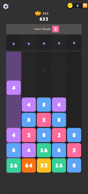 Number Fall : Merge Game Screenshot 2