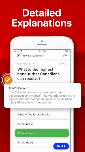 Canadian Citizenship Test 2020 Screenshot 1