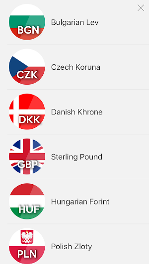 Currency Converter Screenshot 2