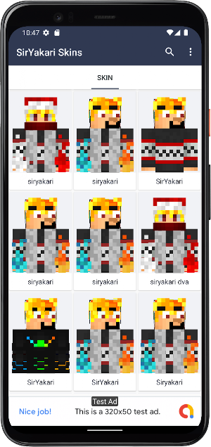 SirYakari Skins do Minecraft Screenshot 1