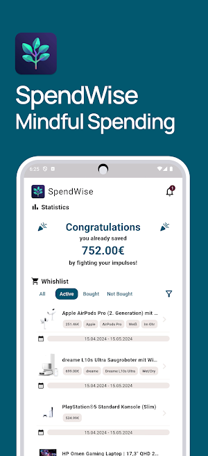 SpendWise - Mindful Spending Screenshot 0