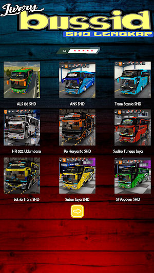 Livery Bussid SHD Lengkap Screenshot 2