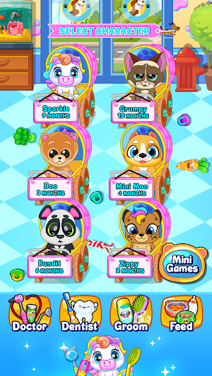Baby Pet Doctor Dentist Salon Screenshot 1
