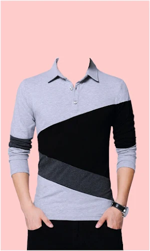 Men Fashion T Shirt Photo Suit Screenshot 1