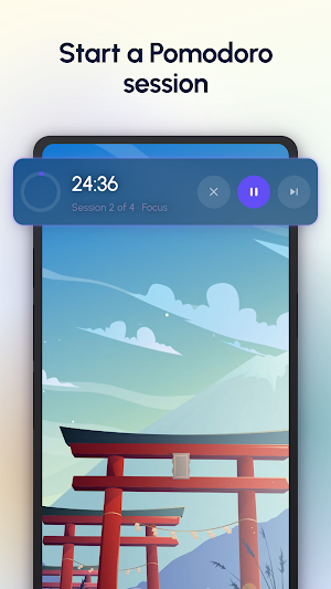 Ritsu: Pomodoro Focus & Tasks Screenshot 1