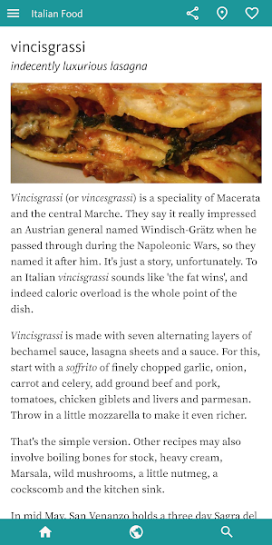 Italian Food Decoder Screenshot 1