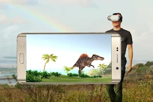 VR Time Machine Dinosaur Park (+ Cardboard) Screenshot 1
