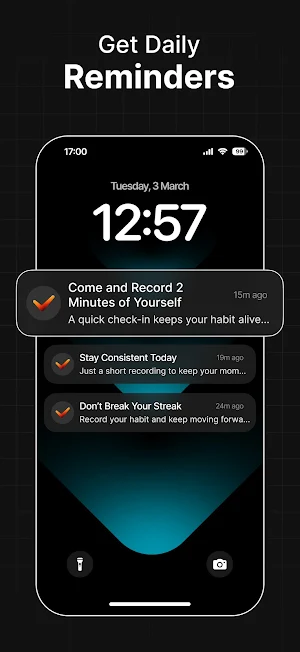 HabitCam: Video Habit Tracker Screenshot 3